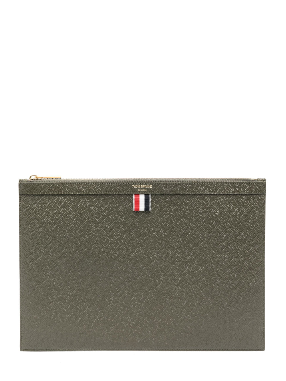 RWB Stripe Clutch Bag (Dark Green)