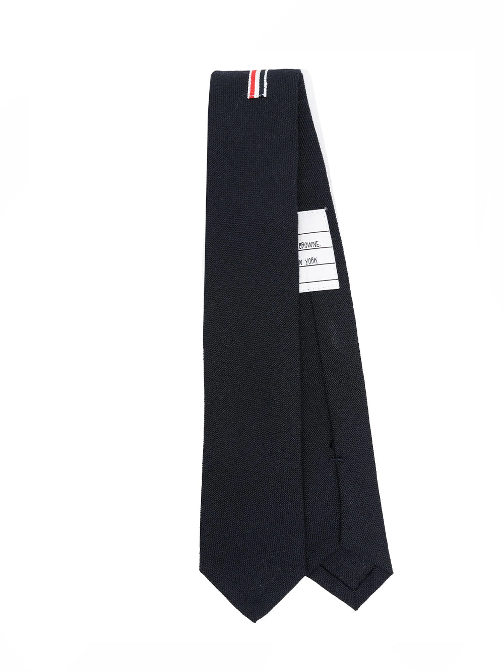 RWB Stripe Wool Tie (Navy)