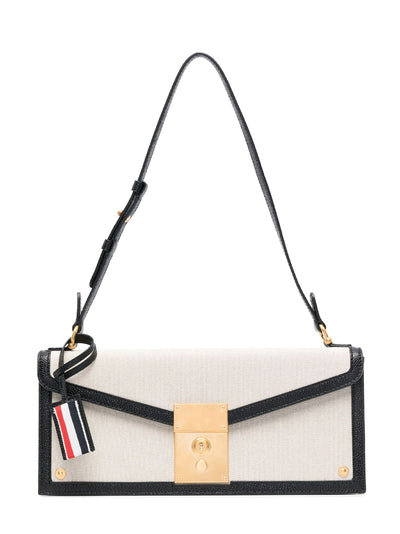 RWB Tag Canvas Shoulder Bag (Black)
