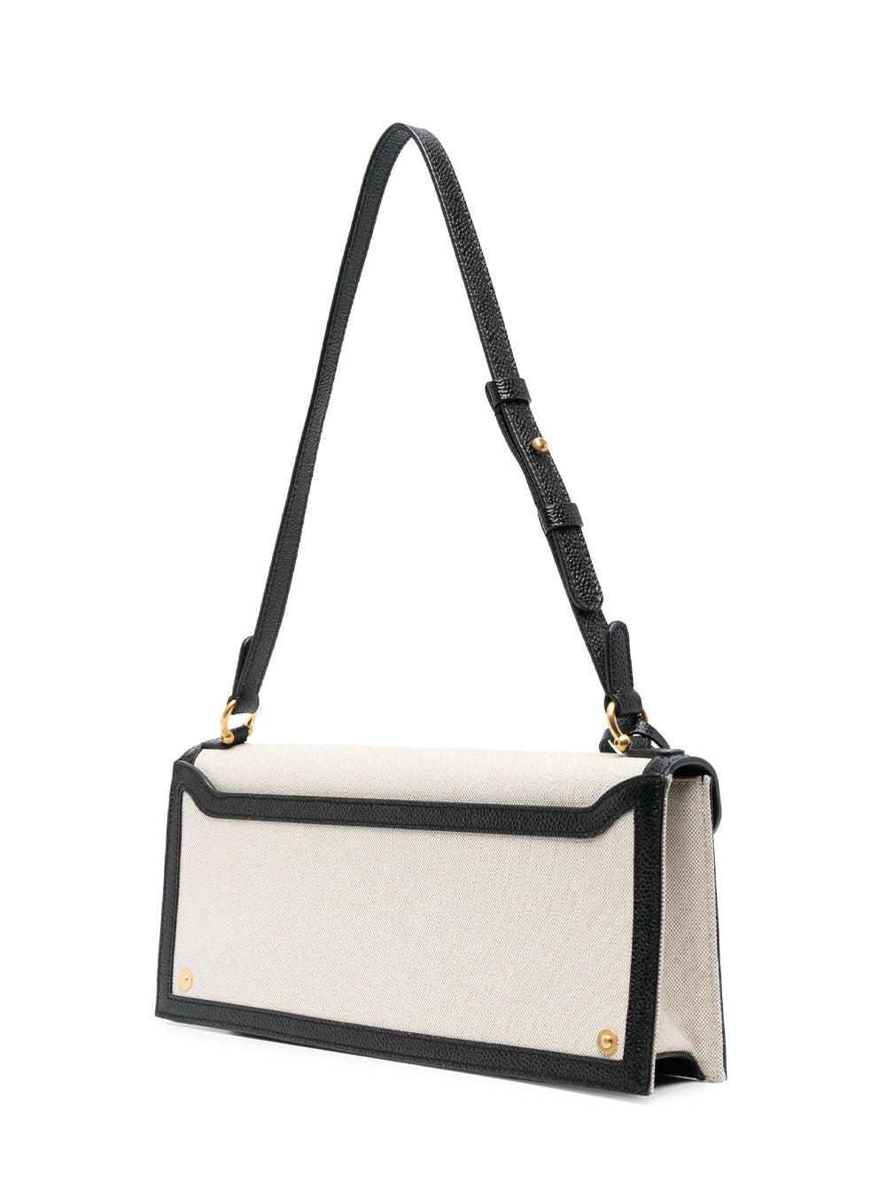 RWB Tag Canvas Shoulder Bag (Black)