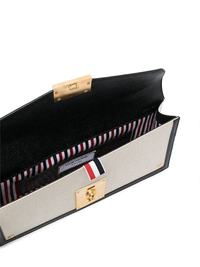 RWB Tag Canvas Shoulder Bag (Black)