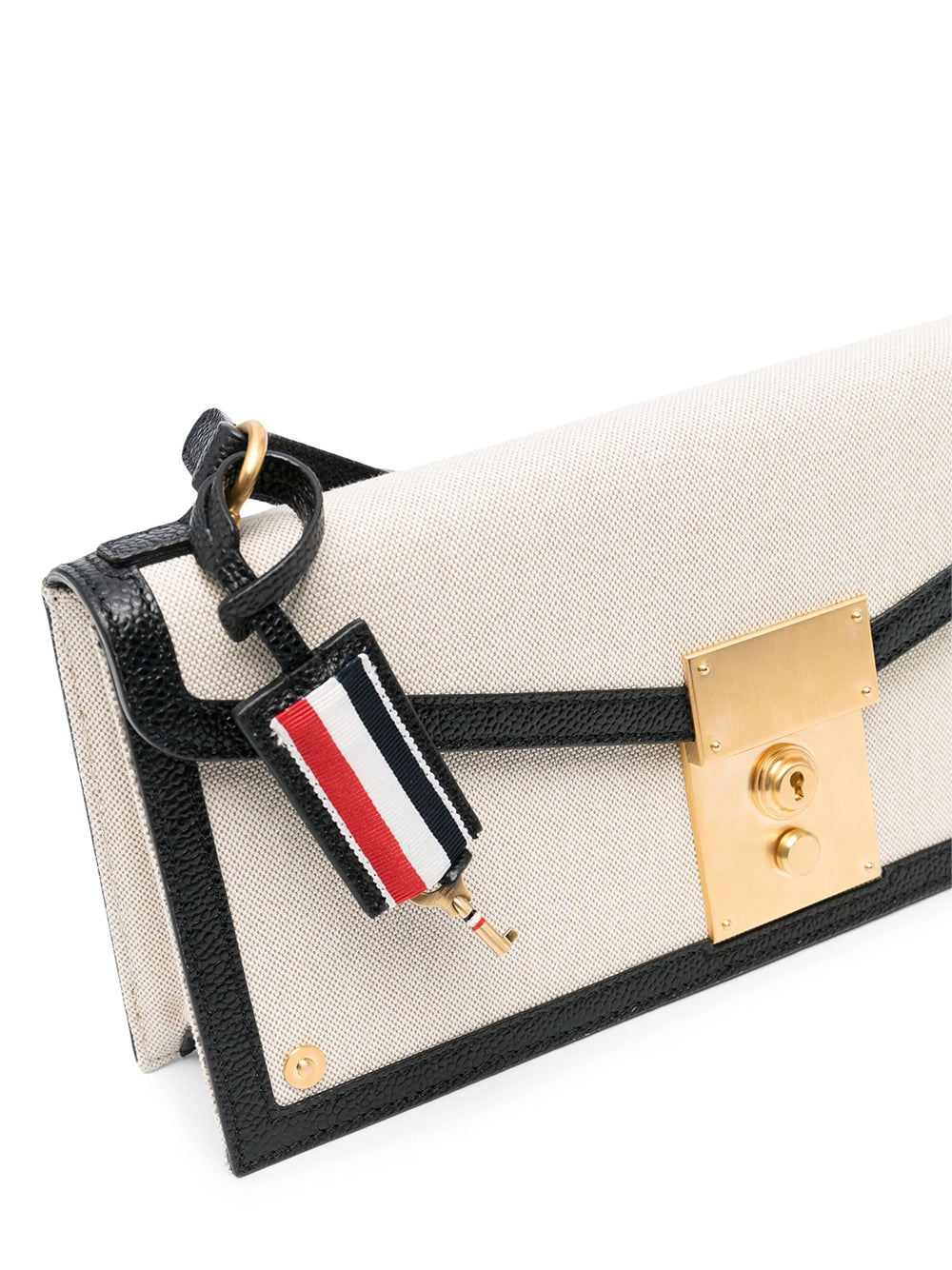 RWB Tag Canvas Shoulder Bag (Black)