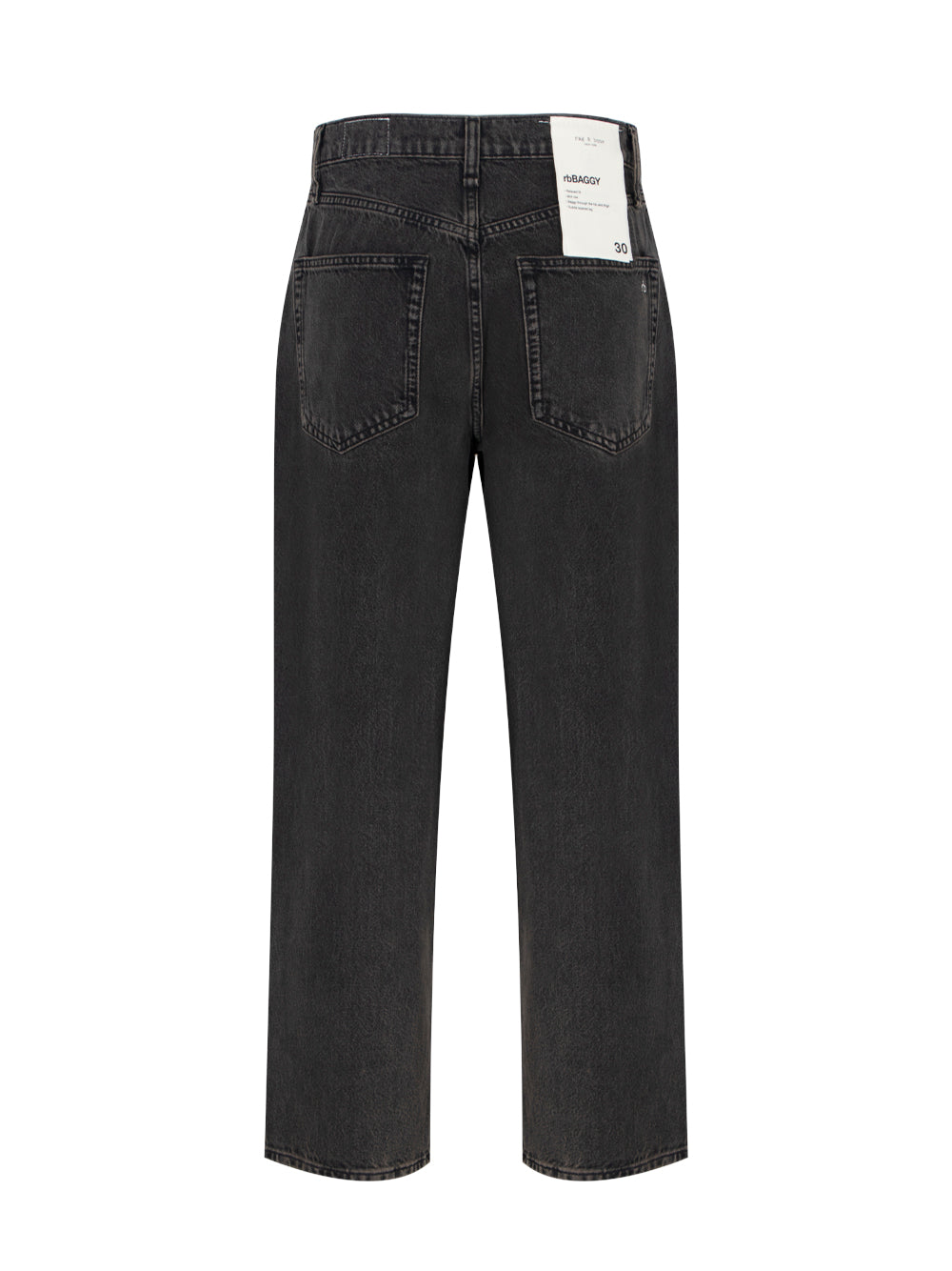 rbBAGGY Fit Jeans (ฺBurnt Black)
