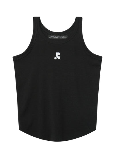 Racer Tank Top (Black)