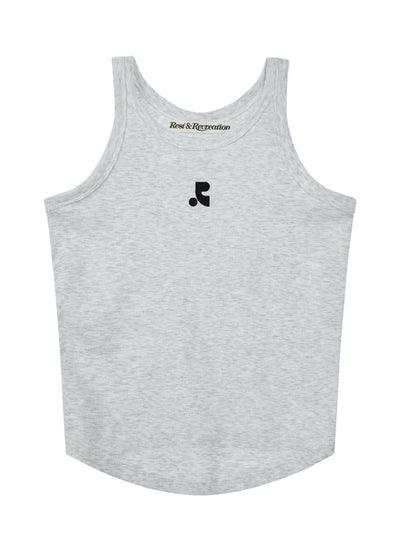 Racer Tank Top (Light Grey)
