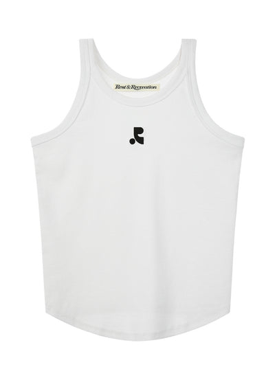 Racer Tank Top (White)
