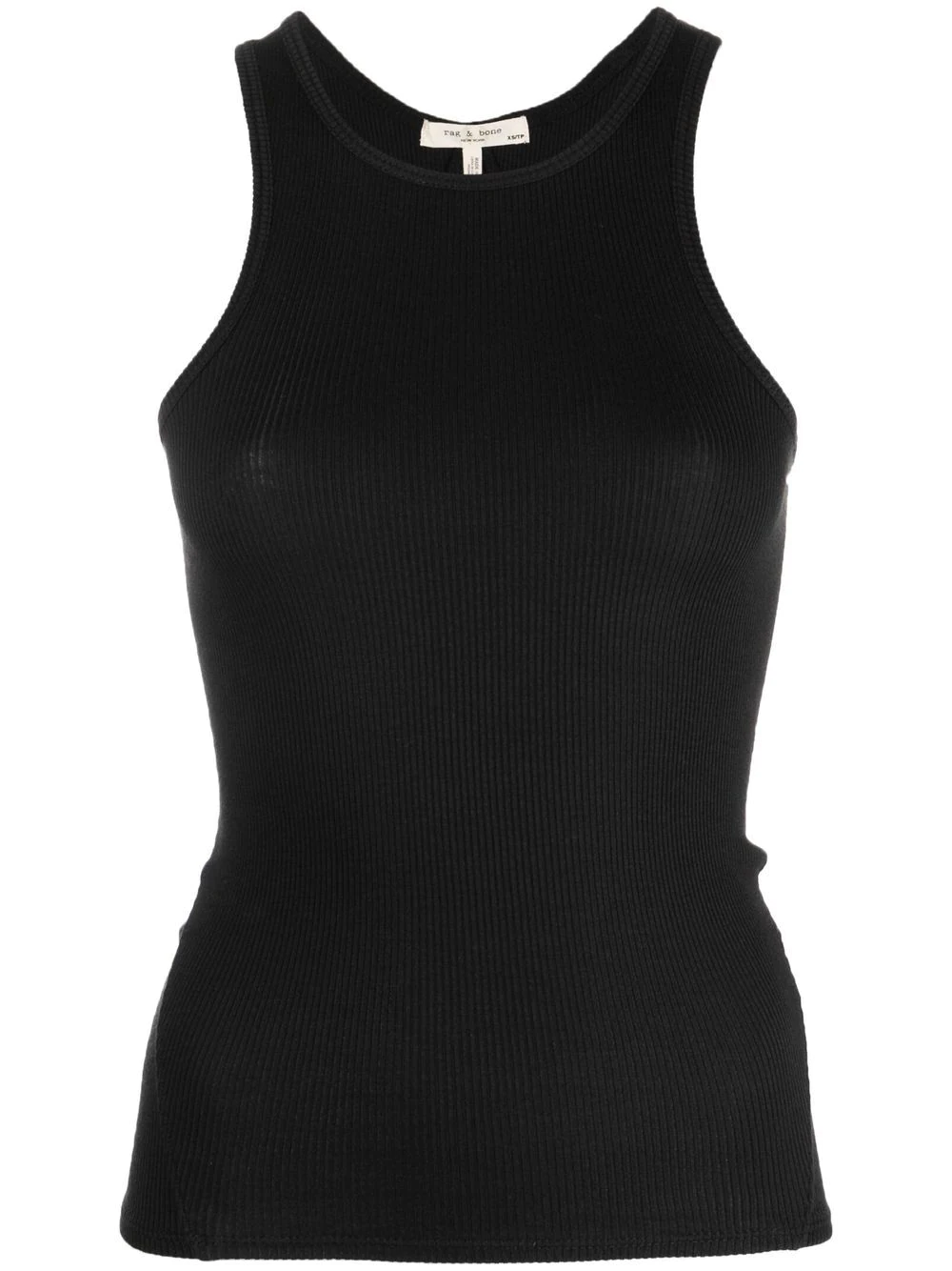 Essential Rib Tank (Black)