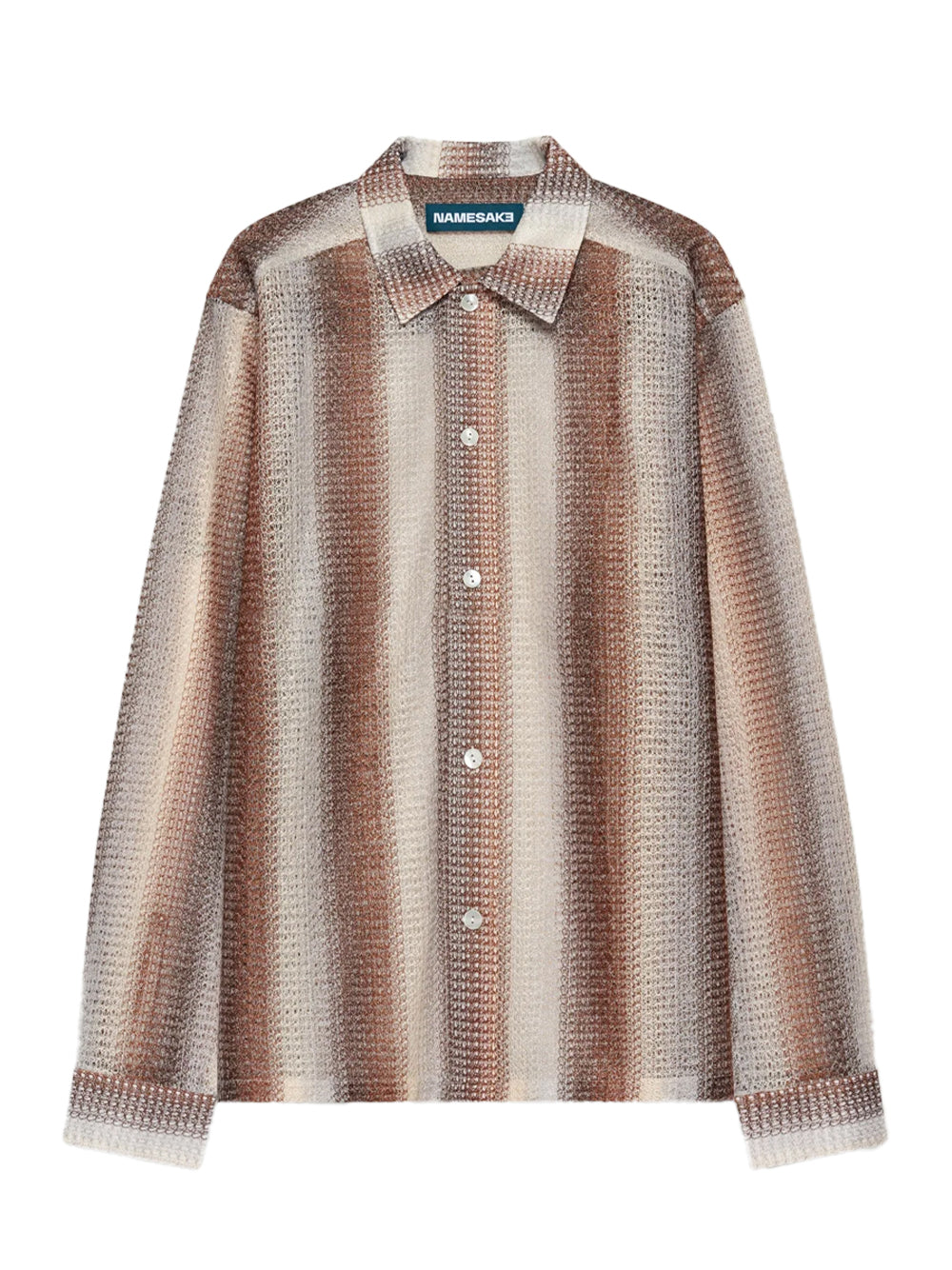 Randolph Weave Shirt (Sandstone Stripe)