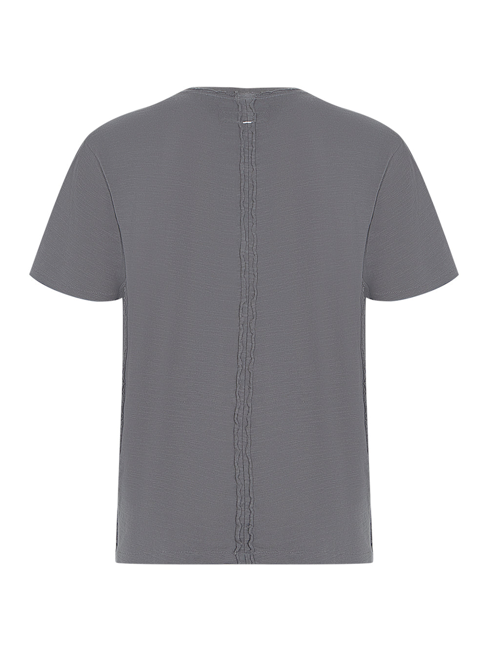 Raw Edge Flame Short Sleeve Tee (Smoke Grey)
