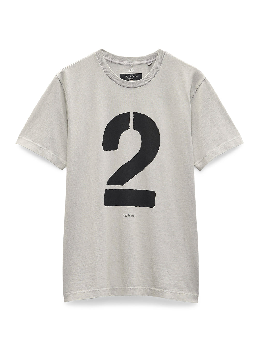 Rb Number 2 Tee (Washed Grey)