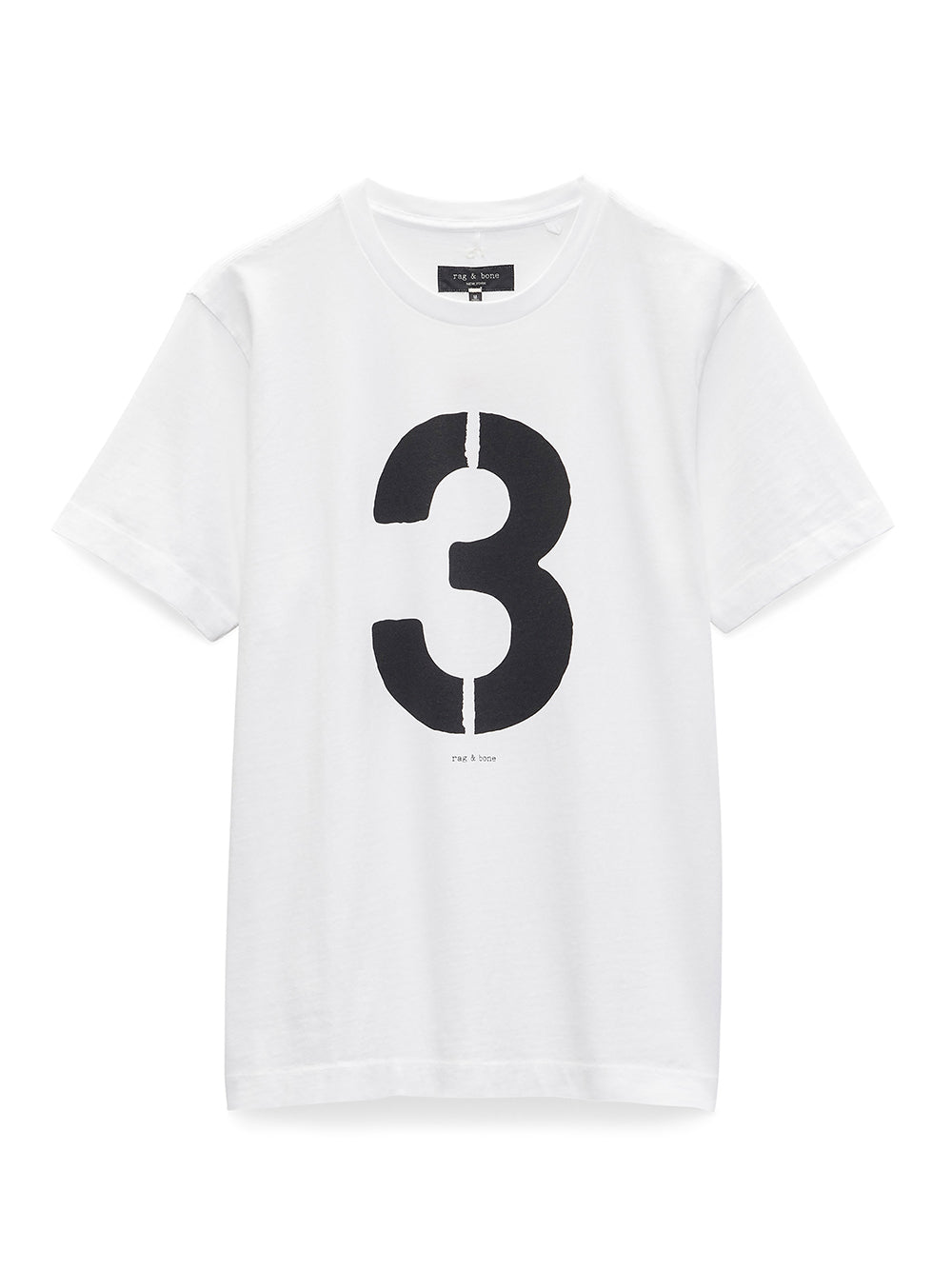 Rb Number 3 Tee (Washed White)