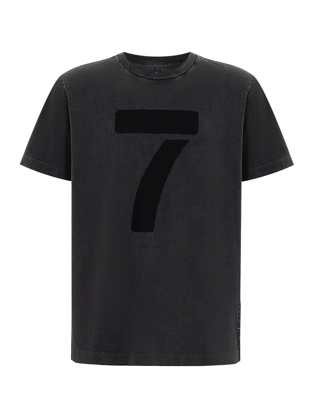 Rb Number 7 Tee (Washed Black)