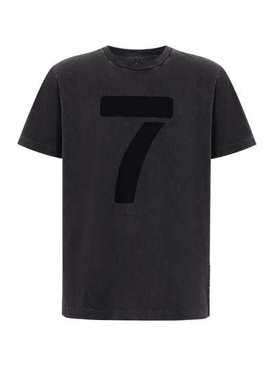 Rb Number 7 Tee (Washed Black)