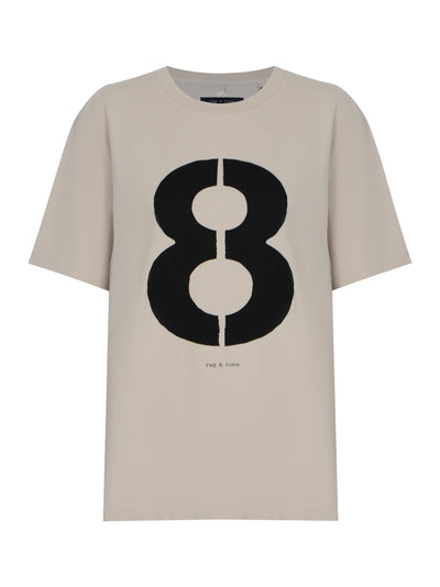 Rb Number 8 Tee (Washed Light Tan)