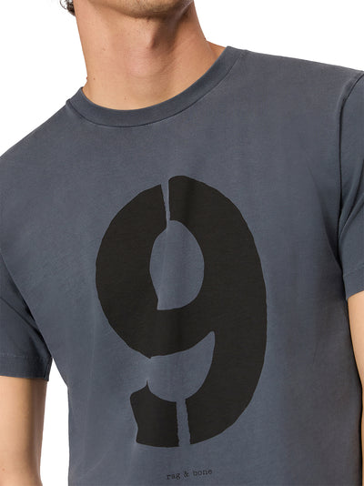 Rb Number 9 Tee (Washed Navy)