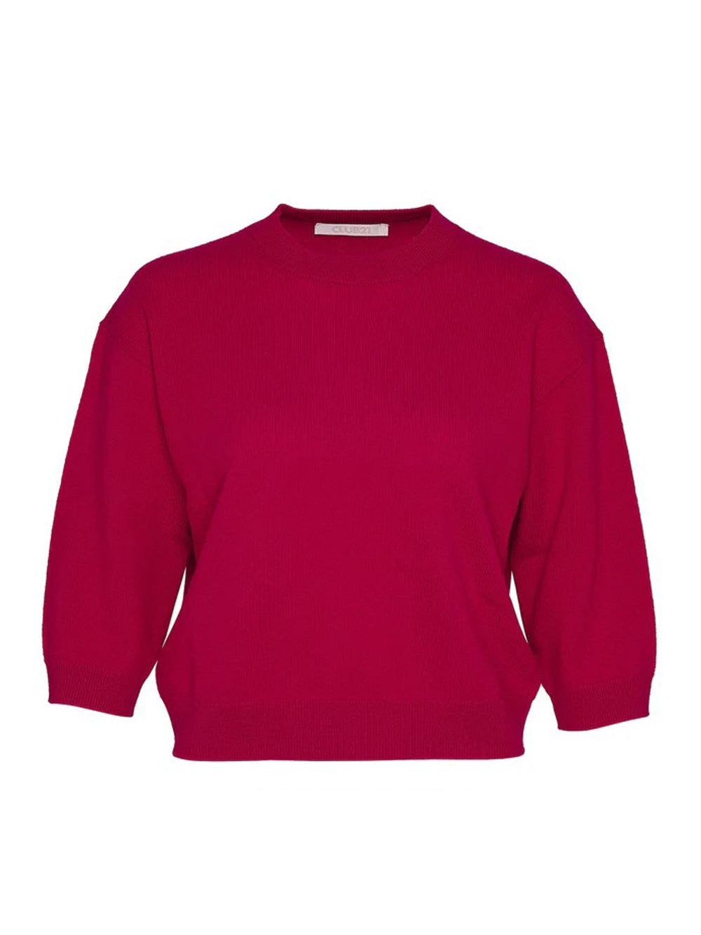 Recycled Cashmere Crew Cropped (Rose)