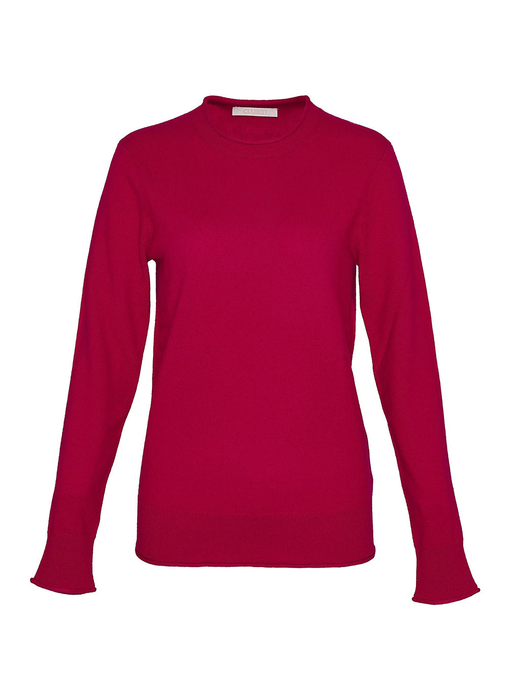 Recycled Cashmere Crewneck Sweater (Rose)