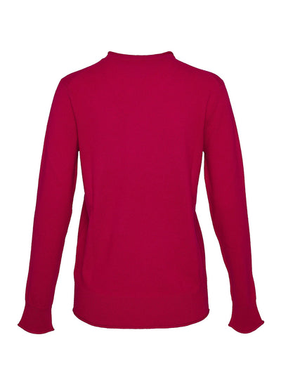 Recycled Cashmere Crewneck Sweater (Rose)