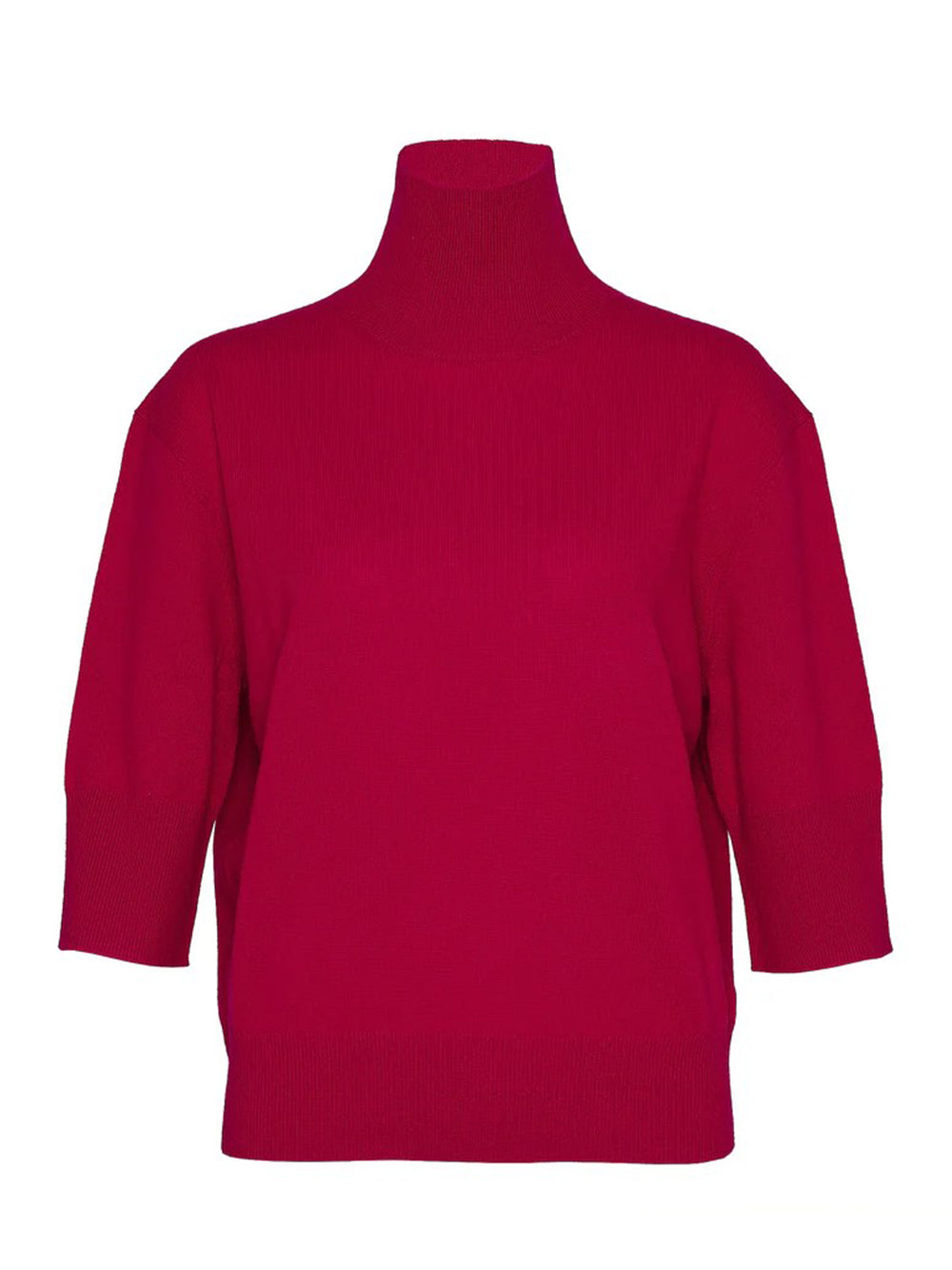 Recycled Cashmere Turtleneck Sweater (Rose)