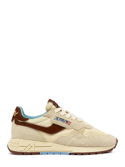 Reelwind Low Sneakers In Suede And Nylon (Nut/Brown) (Women)