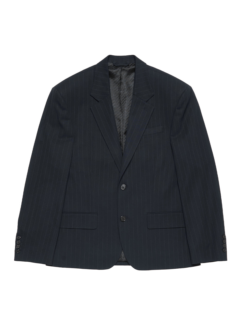 Relaxed Fit Suit Jacket (Navy)