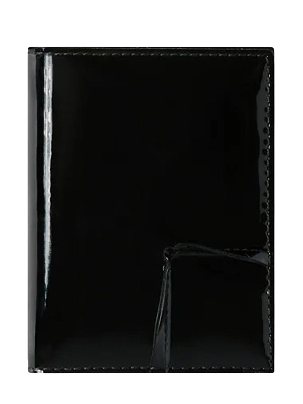 Reversed Hem Bifold Wallet (Black)