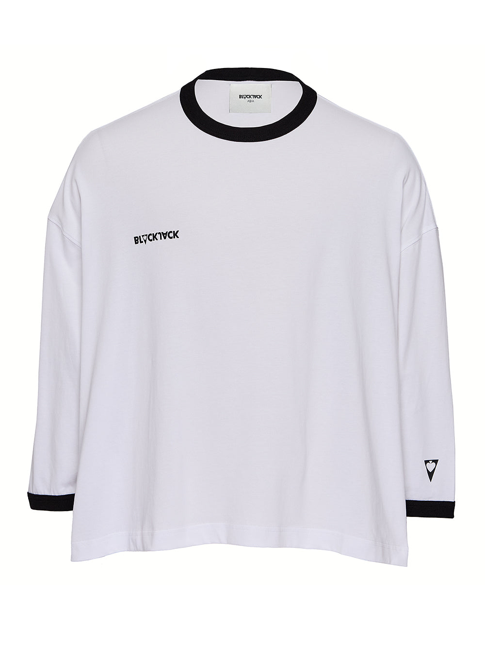 Ringer Tee (White/Black)