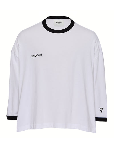 Ringer Tee (White/Black)