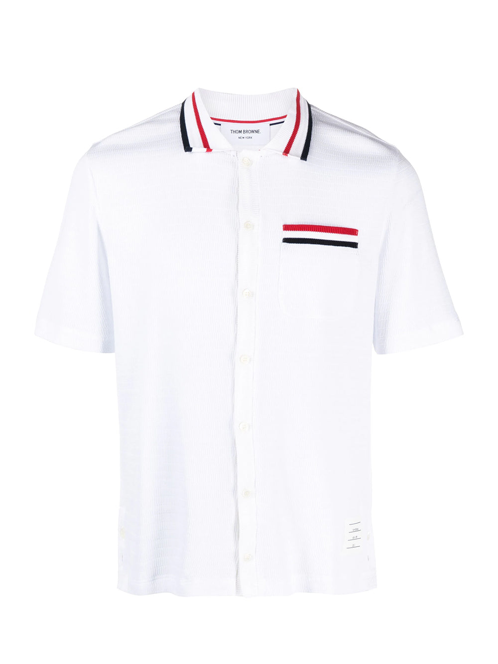 RWB Stripe Cotton Shirt (White)