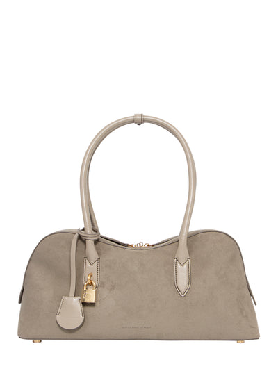 Ryder Shoulder Bag (Suede Khaki)