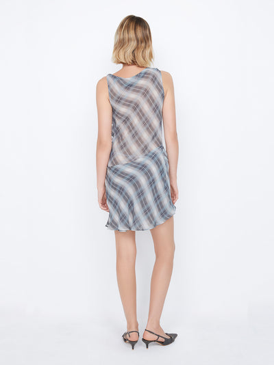 Seanna Mini Dress Storm Check