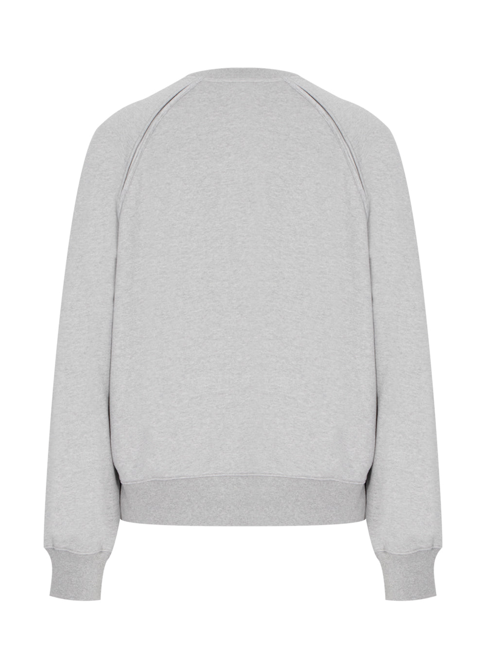 Raglan Zipper Sleeve Sweatshirt Grey