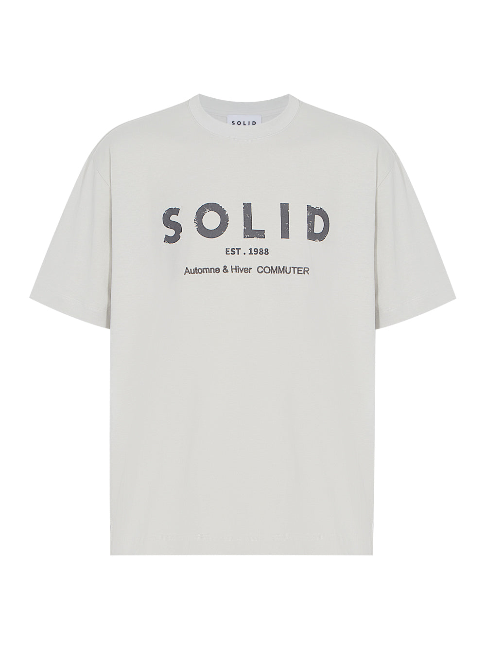 Solid Logo T-Shirt Grey