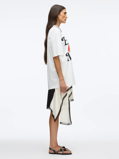 Enjoy The Moment Embellished Tee (White Multi)