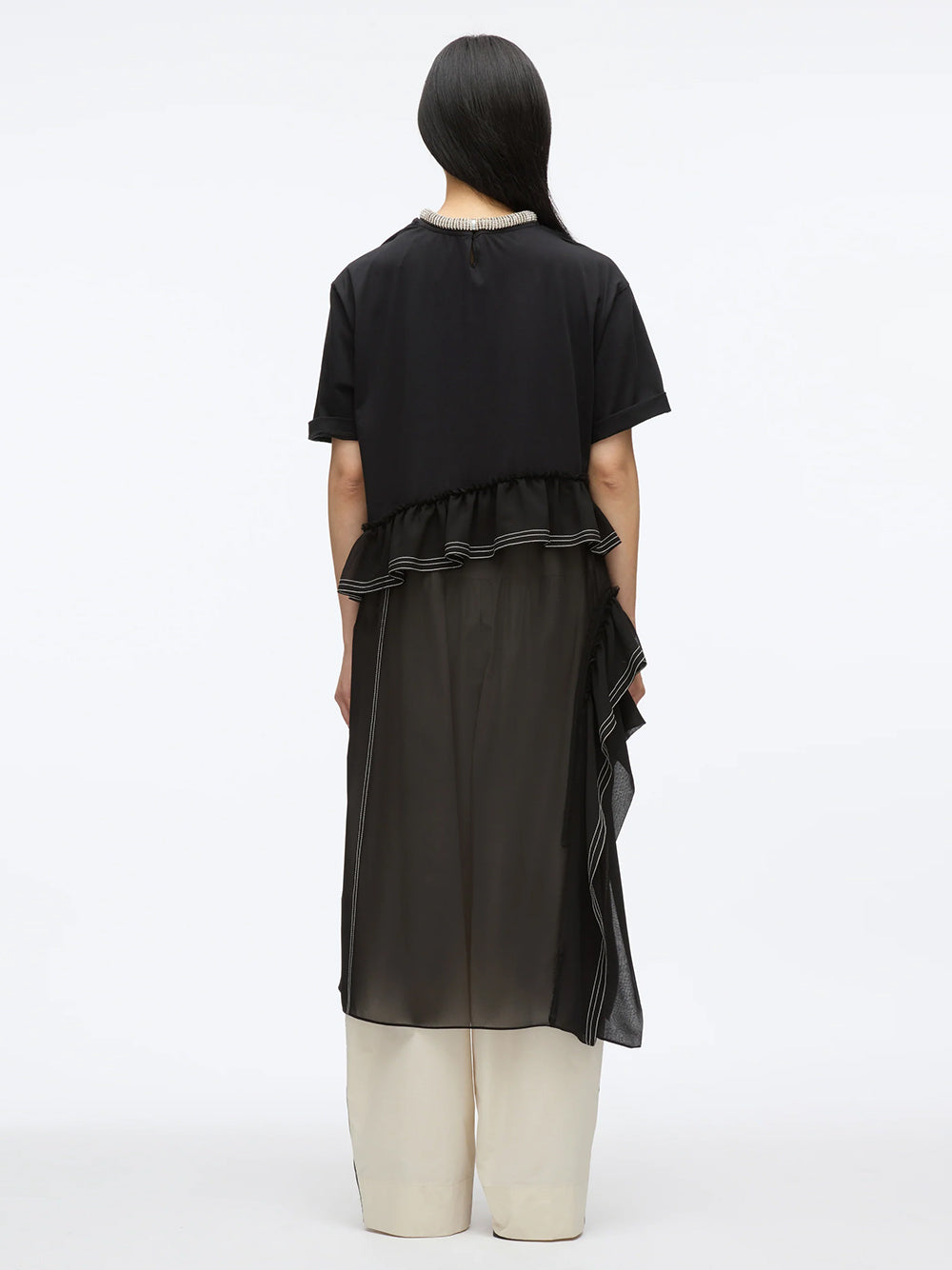 Always Forever Baby Tee Dress (Black Multi)