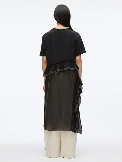 Always Forever Baby Tee Dress (Black Multi)