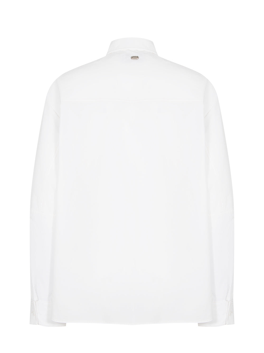 Stitch Line Over Shirt (White)