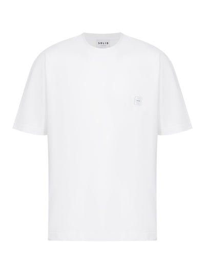 Solid Logo T-Shirt (White)