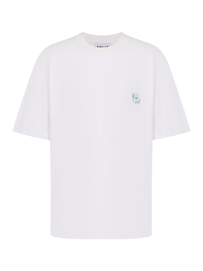 Record Butterfly T-Shirt White