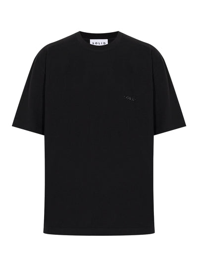 Saxophone Graphic Back Logo T-Shirt Black 