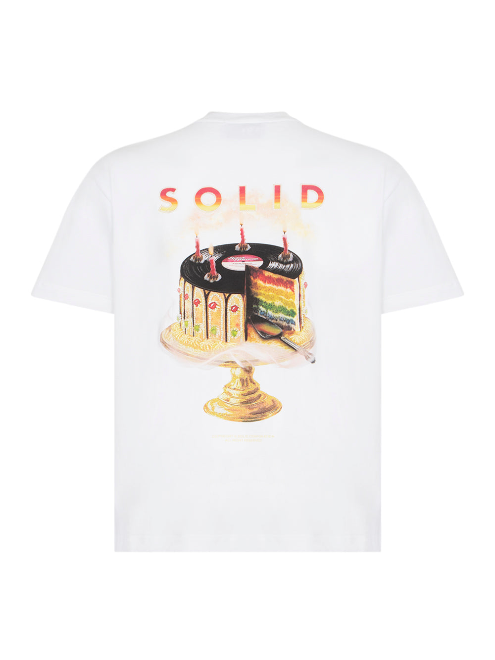Whole Cake Back Logo T-Shirt (White)