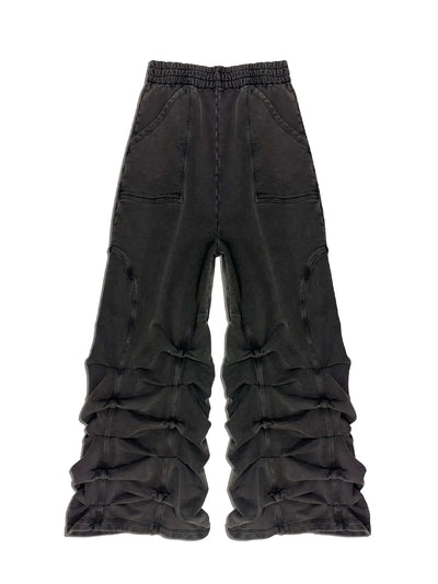 Smock Detailed Sweatpants Grey