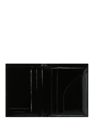 Reversed Hem Bifold Wallet (Black)