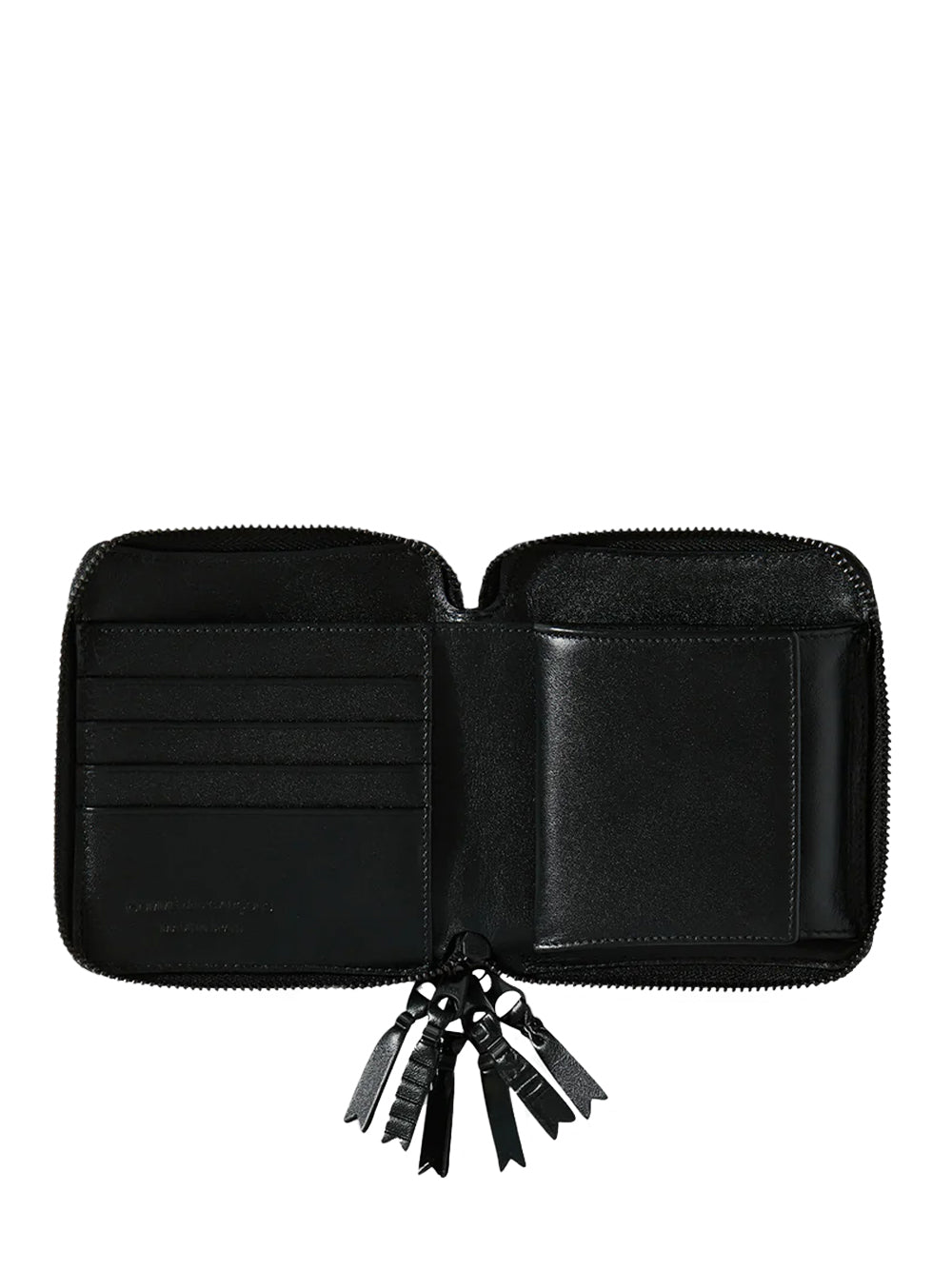 Zipper Medley Full Zip Around Wallet Black