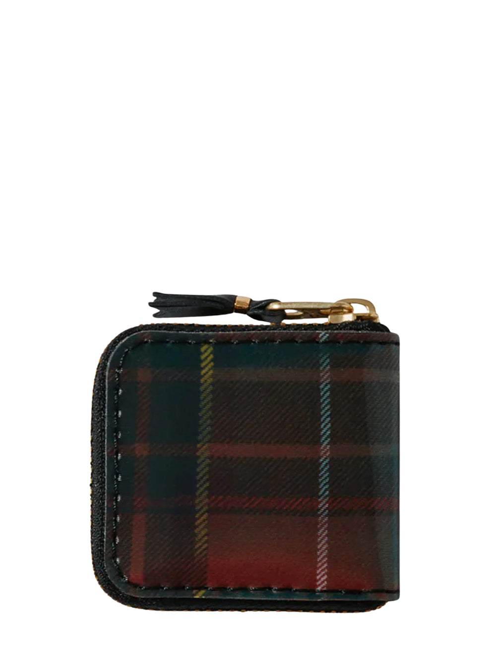 Lenticular Tartan Micro Wallet Red/Green