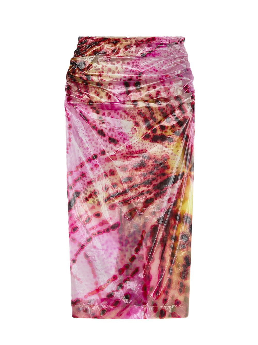 Printed Skirt Fuchsia