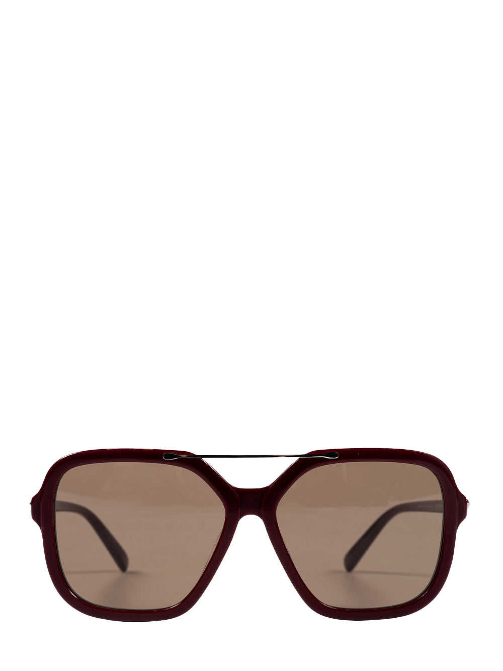 Sc40072i Acetate Sunglasses (Shiny Bordeaux/Brown)