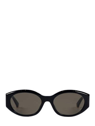 Sc40077i Acetate Sunglasses (Shiny Black/Green)