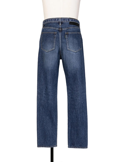 Straight Denim Pants Blue