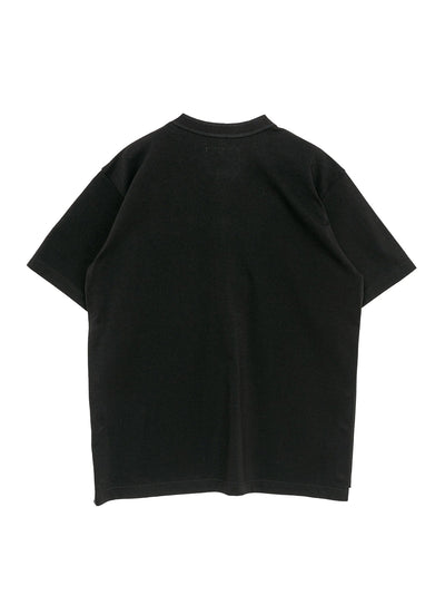 S Cotton Jersey T-Shirt Black